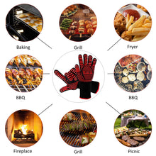Carica l&#39;immagine nel visualizzatore di Gallery, Mingco Guanti Barbecue, Guanti Ignifughi, Guanti da Forno, Resistenza al... - Ilgrandebazar