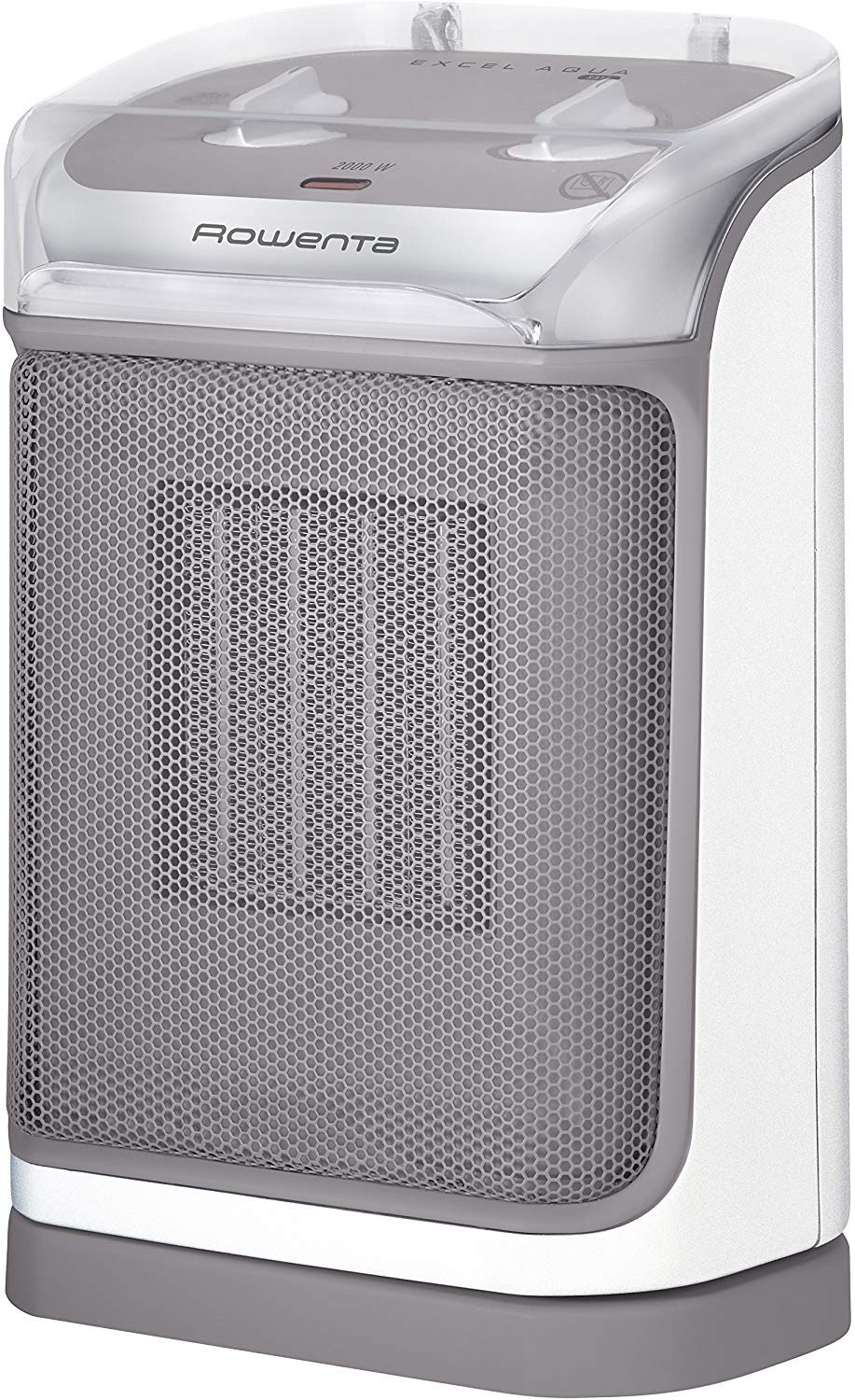 Rowenta SO9280 Excel Aqua Safe Termoventilatore Ceramico, Grigio/Bianco - Ilgrandebazar