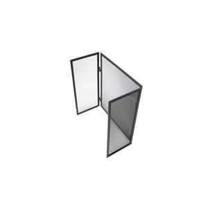 Kamino-Flam Funkenschutzgitter, Metall, ca. 96,5 x 97 x 61 x 1 cm, Nero - Ilgrandebazar
