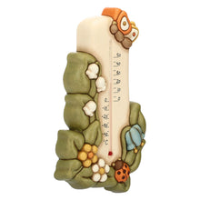 Carica l&#39;immagine nel visualizzatore di Gallery, THUN - Termometro da Parete - Ceramica Country - con Farfalla e Coccinella -... - Ilgrandebazar