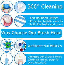 Carica l'immagine nel visualizzatore di Gallery, ITECHNIK Ricambi Spazzolini Elettrici per Oral b, Testine di ricambio per spazzolino elettrico compatibile con Oral-B Braun include 4pzs Precision, 4pzs Floss, 4pzs Cross e 4pzs Sensitive