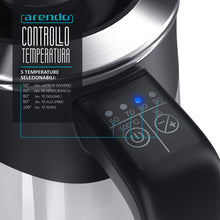 Carica l&#39;immagine nel visualizzatore di Gallery, Arendo - Bollitore elettrico da mezzo litro modello Single - 1/2 Lt, Bianco - Ilgrandebazar