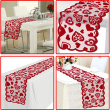Carica l&#39;immagine nel visualizzatore di Gallery, Kit di Decorazione San Valentino, Runner da tavola a Cuore Rosso e... - Ilgrandebazar