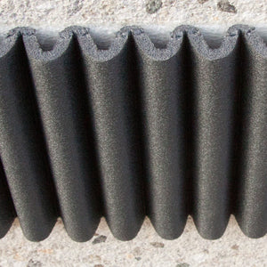 Wall Bumper di leggerodesign | Paracolpi Garage per 2 Strisce, Nero - Ilgrandebazar