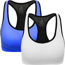 Carica l&#39;immagine nel visualizzatore di Gallery, ANGOOL Donna Reggiseno Sportivo Senza Cuciture Banda Elastica Reggente Yoga... - Ilgrandebazar