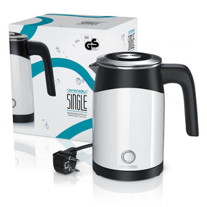 Arendo - Bollitore elettrico da mezzo litro modello Single - 1/2 Lt, Bianco - Ilgrandebazar