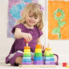 Carica l'immagine nel visualizzatore di Gallery, Melissa &amp; Doug - 10567 Impilatore Geometrico, 25 pezzi