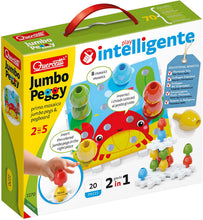 Carica l'immagine nel visualizzatore di Gallery, Quercetti - 2270 Jumbo Peggy - 20 pz , chiodini per bambini prima infanzia