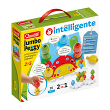 Carica l'immagine nel visualizzatore di Gallery, Quercetti - 2270 Jumbo Peggy - 20 pz , chiodini per bambini prima infanzia