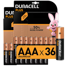 Carica l'immagine nel visualizzatore di Gallery, Duracell Plus AAA, Batterie Ministilo Alcaline, Confezione da 12 pacco del... - Ilgrandebazar
