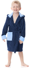 Carica l&#39;immagine nel visualizzatore di Gallery, Ladeheid Accappatoio Bambina e Bambino in Spugna di Cotone LA40-103(Blu... - Ilgrandebazar