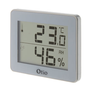Otio 936059 - Termometro/igrometro per Interni, Colore Bianco - Ilgrandebazar