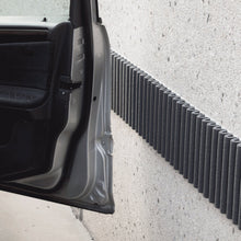 Carica l&#39;immagine nel visualizzatore di Gallery, Wall Bumper di leggerodesign | Paracolpi Garage per 2 Strisce, Nero - Ilgrandebazar