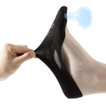 Carica l&#39;immagine nel visualizzatore di Gallery, JARSEEN 4Paia Calzini Fantasmini Donna Traspirante Buco Nylon Cotone... - Ilgrandebazar