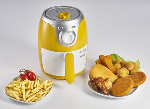 Ariete 4615 Airy Fryer Mini, 1000 W, 2 Litri, Giallo