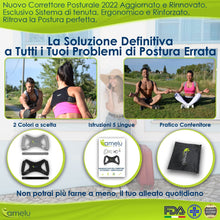 Carica l&#39;immagine nel visualizzatore di Gallery, Correttore Posturale Busto Tutore Fascia Schiena Correttore di Postura Spalle Schiena in Neoprene Traspirante Fascia Reggispalle Supporto Dorsale Uomo Donna Bambini Allevia Dolore Raddrizza Schiena