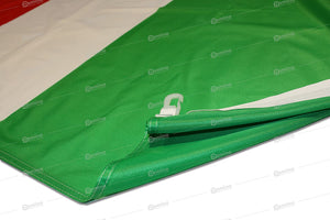 Bandiera Italia 225x150 Centimetri Tessuto Nautico Antivento 115 gram/m², Bandiera Italiana 225x150, Bandiera d'Italia Dotata Di Cordino o Ganci, Doppia Cucitura Perimetrale, Fettuccia Di Rinforzo