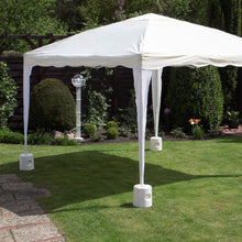 Carica l&#39;immagine nel visualizzatore di Gallery, Park Alley Zavorre per Gazebo Riempibili con Sabbia o 24 x 24 x 25 cm, Bianco - Ilgrandebazar