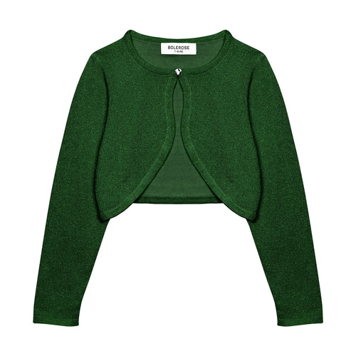 Bolerose Ragazze Manica Lunga Scintillante Bolero Bambini Caridgan (Blu... - Ilgrandebazar