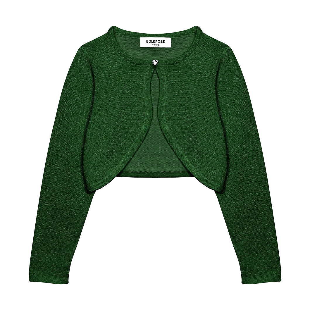 Bolerose Ragazze Manica Lunga Scintillante Bolero Bambini Caridgan (Blu... - Ilgrandebazar