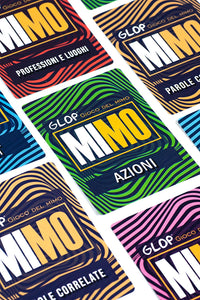 Glop Mimo - Gioco del Mimo - Giochi da Tavolo per Adulti e Famiglie - Giochi per Bambini sopra i 10 anni - Giochi in Scatola - Giochi di Società - Idee Regalo Italiano