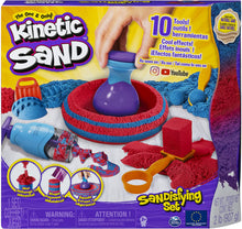 Carica l'immagine nel visualizzatore di Gallery, Kinetic Sand, Sandisfying Set con 907 g di sabbia e 10 accessori, sabbia modellabile, dai 3 anni