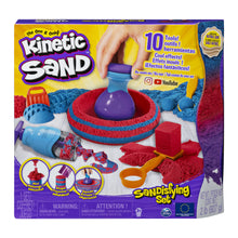 Carica l'immagine nel visualizzatore di Gallery, Kinetic Sand, Sandisfying Set con 907 g di sabbia e 10 accessori, sabbia modellabile, dai 3 anni