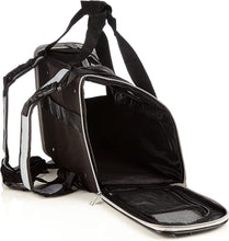 Carica l'immagine nel visualizzatore di Gallery, Trixie 2882 Connor - Zaino per trasporto cane/gatto, Poliestere, Nero/grigio, 42 × 29 × 21 cm