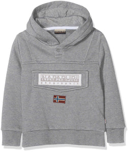 NAPAPIJRI Burgee Sweatshirt Felpa, Grigio (Med Grey Mel 160), 140 (Taglia... - Ilgrandebazar