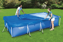 Carica l'immagine nel visualizzatore di Gallery, Bestway 58107, Copripiscina Steel Pro Frame Rettangolare, 410x226 cm 400 x 211 cm