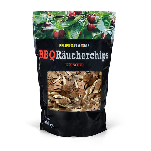 Feuer & Flamme Cherry Chip di Fumo per la Gran Sapore Peso: 500g, ciliegia - Ilgrandebazar