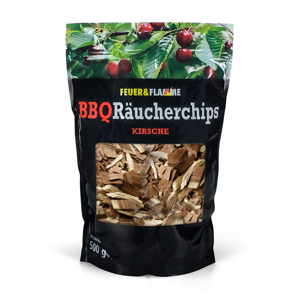 Feuer & Flamme Cherry Chip di Fumo per la Gran Sapore Peso: 500g, ciliegia - Ilgrandebazar