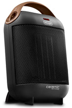 Carica l'immagine nel visualizzatore di Gallery, De'Longhi HFX30C18.AG Termoventilatore Capsule da tavolo, Tecnologia ceramica, 2 livelli di potenza, maniglia e piedino di supporto, luce, protezione antigelo, leggero, Antracite