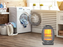 Carica l&#39;immagine nel visualizzatore di Gallery, BEPER P203PAN001 Stufa al quarzo, Basso Consumo Energetico, 800W 2 Livelli di Potenza, Pannello radiante al quarzo, Grigio