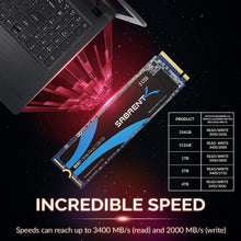 Carica l'immagine nel visualizzatore di Gallery, Sabrent SSD Interno 512GB Rocket NVMe PCIe M.2 2280 Drive a Stato Solido ad Alte Prestazioni (SB-ROCKET-512)