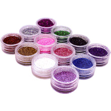 Carica l&#39;immagine nel visualizzatore di Gallery, NYK1 | Set di 12 pot Glitter per unghie | Prodotto nail art alta... - Ilgrandebazar