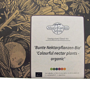 Piante colorate e ricche di nettare (bio) - Set regalo semi con 6 piante... - Ilgrandebazar