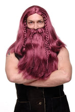 Carica l&#39;immagine nel visualizzatore di Gallery, Wig Me Up - Parrucca E Barba, Intrecciata, Da Uomo, Carnevale,Barbaro,... - Ilgrandebazar