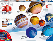 Carica l&#39;immagine nel visualizzatore di Gallery, Ravensburger 11668 Puzzle 3D, Sistema Solare, 540 Pezzi, 8 pianeti, Età Raccomandata 6+, Puzzle Ravensburger Alta Qualità Single