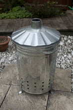 Carica l&#39;immagine nel visualizzatore di Gallery, Apollo Gardening 90L Galvanised Metal Incinerator 78 x 52 x 49 cm - Ilgrandebazar