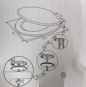 SEDILE COPRIWATER TAVOLETTA BIANCO UNIVERSALE PER BAGNO COPRI WC IN LEGNO - Ilgrandebazar