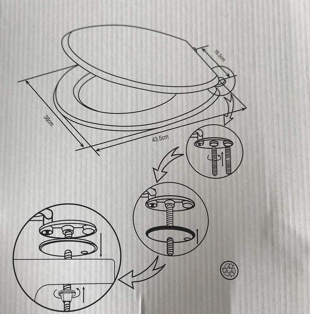 SEDILE COPRIWATER TAVOLETTA BIANCO UNIVERSALE PER BAGNO COPRI WC IN LEGNO - Ilgrandebazar