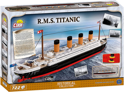 COBI- Transatlantico Britannico R.M.S. Titanic, Multicolore, 1914A