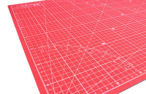 La Canilla ® - Tappetino Da Taglio Autoguarigione A2 (60x45cm) rosso - Ilgrandebazar