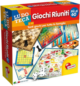 Lisciani Giochi- Giochi Riuniti più di 60 Gioco, Multicolore, 57023