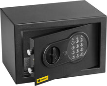 Carica l'immagine nel visualizzatore di Gallery, Homesafe HV20E Cassaforte Elettronica, 20x31x20cm (HxWxD), Satin Nero di Carbonio