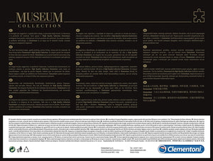 Clementoni-La Grande Onda di Hokusa Museum Collection Puzzle, 1000 Pezzi, 39378
