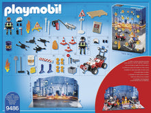Carica l'immagine nel visualizzatore di Gallery, Playmobil Calendario dell'Avvento Vigili del Fuoco in Azione, dai 4 Anni, 9486
