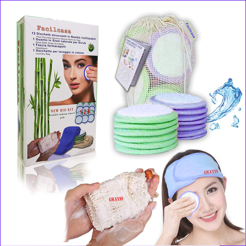 Dischetti Struccanti Lavabili in Bambù +3 REGALI per te | 12 DISCHETTI... - Ilgrandebazar