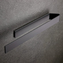 Carica l&#39;immagine nel visualizzatore di Gallery, Design Amburgo Porta asciugamano adesivo | Cucina e Bagno | Portasalviette | Portasciugamani da Muro (Nero satinato, 40)